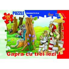 Puzzle - Capra cu trei iezi-  100 de piese